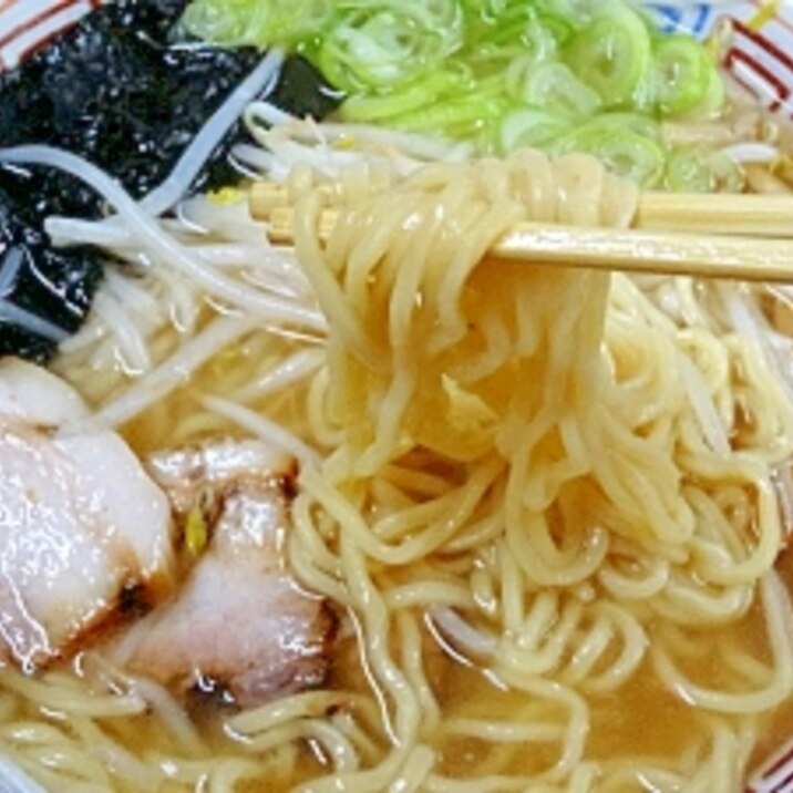 晩酌の〆♪　あっさり「塩もやしラーメン」